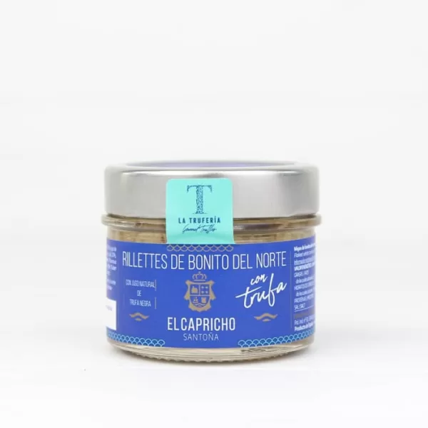 white tuna rillette with truffle 100gr el capricho